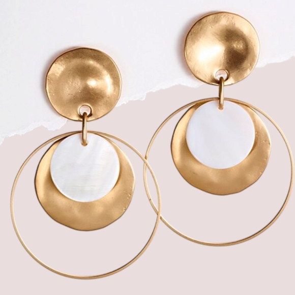 Free People Jewelry - Free People Ode to You Dangle Earrings in Gold